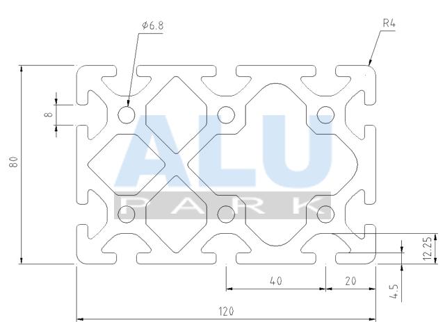 Mae Profil 120x80 schwer