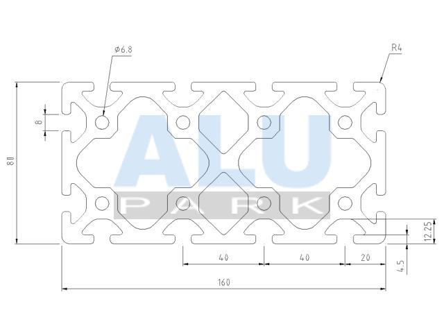 Mae Profil 160x80 schwer