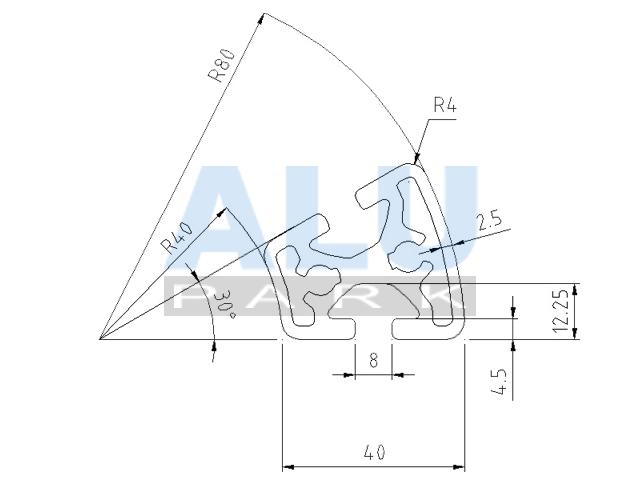 Mae Profil R40/80-30 leicht