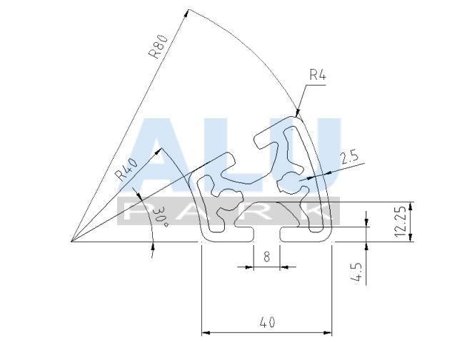 Mae Profil R40/80-30 leicht