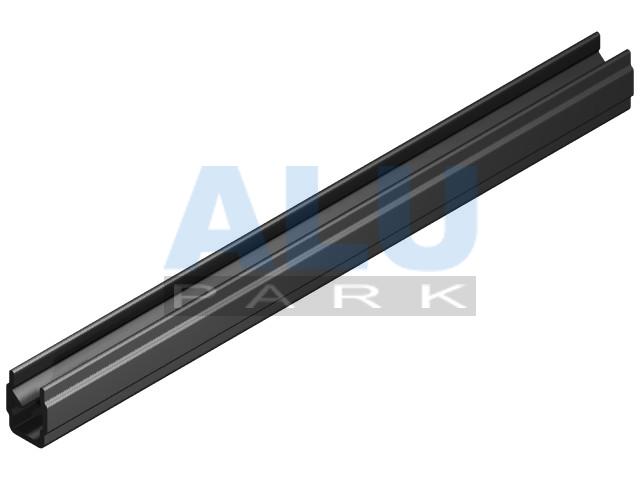 Abdeck- u. Einfassprofil 6 schwarz, 2m