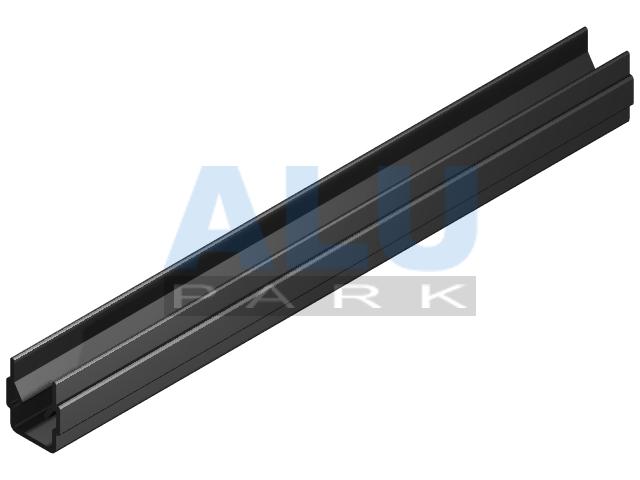 Abdeck- u. Einfassprofil 8 schwarz, 2m