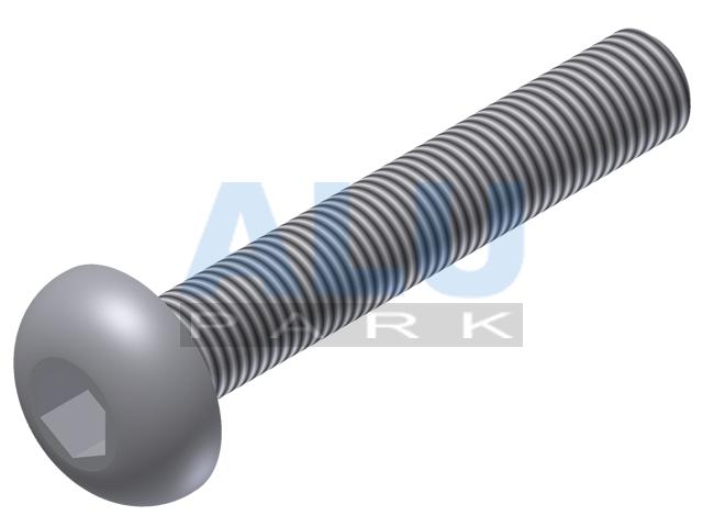 Halbrundschraube M8x40